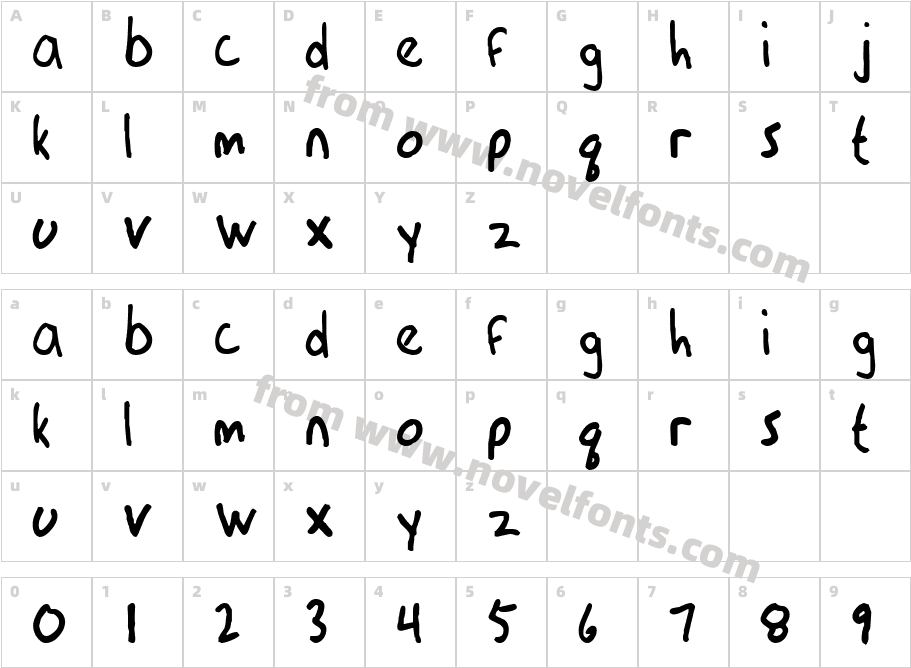 ElementricCharacter Map