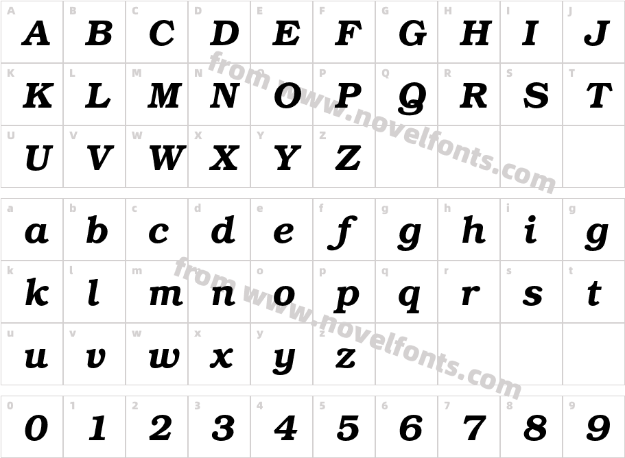 BookmanCCharacter Map