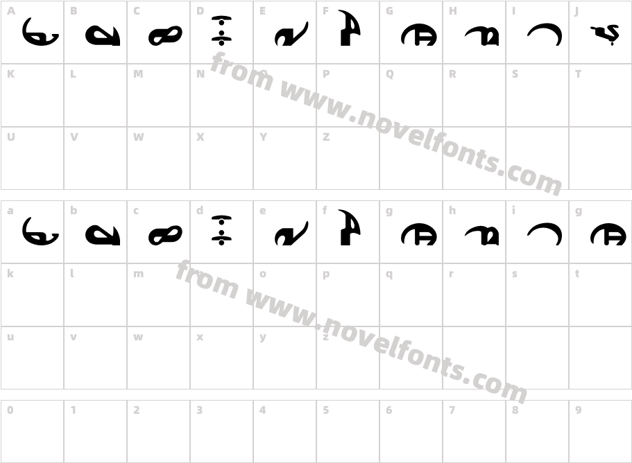 BoontaCharacter Map