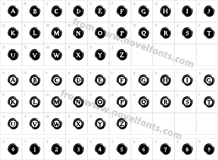 Elevator ButtonsCharacter Map