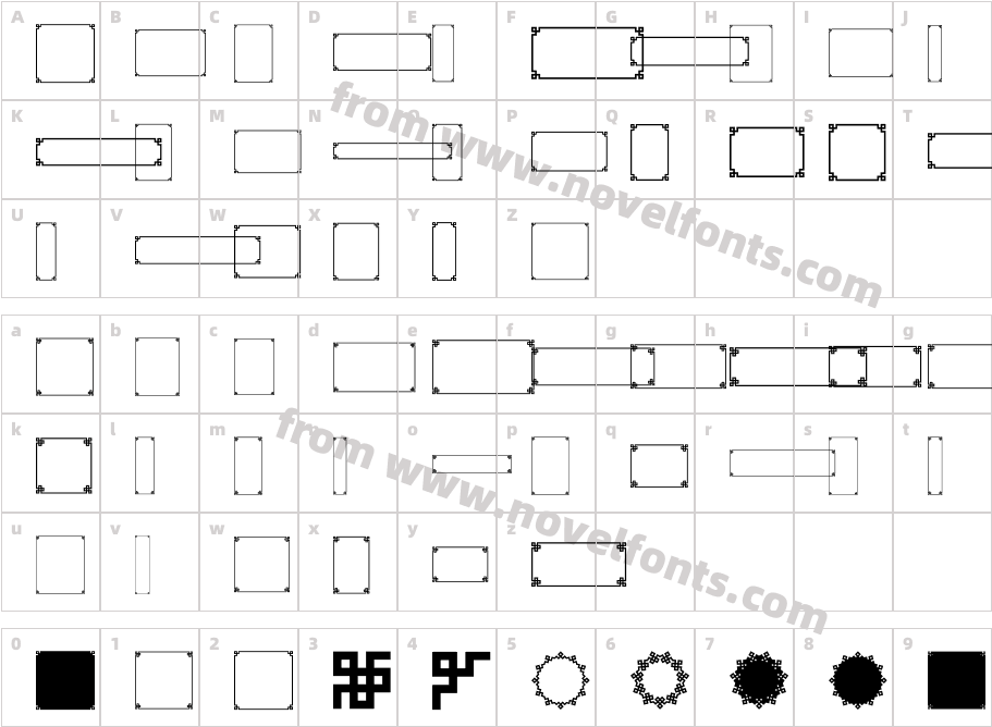 Borders 2 Style ProCharacter Map