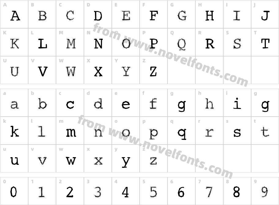 BorderzoneCharacter Map