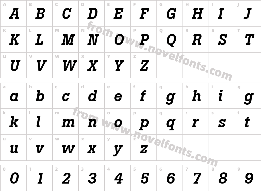 BotonMedium_ItalicCharacter Map