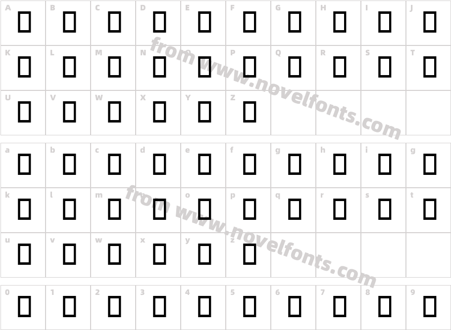 BrailleKiamaCharacter Map