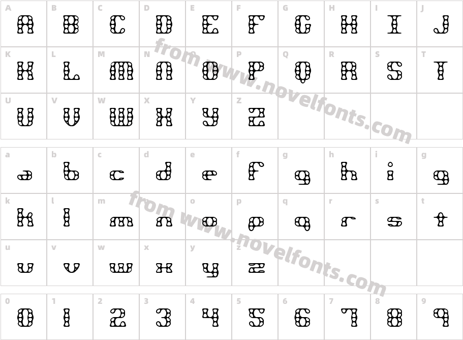 BrassKnuckleBRKCharacter Map