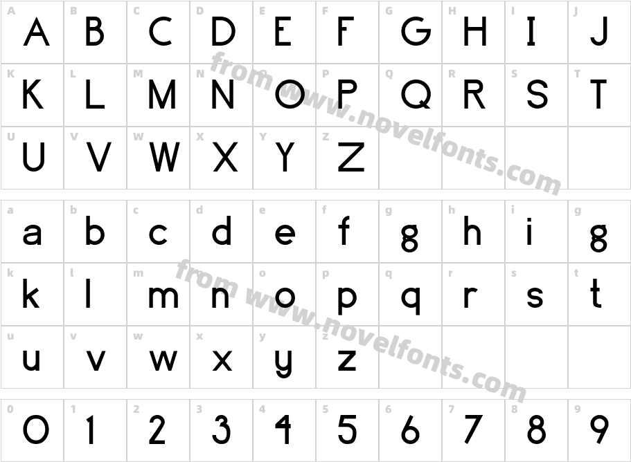 BrassfieldCharacter Map