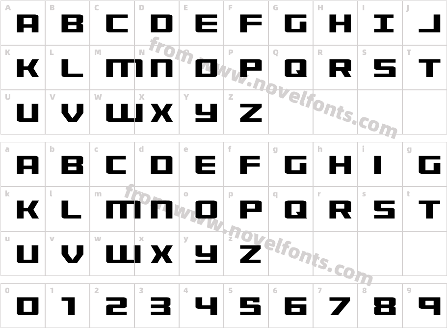 Brave Phoenix WideCharacter Map