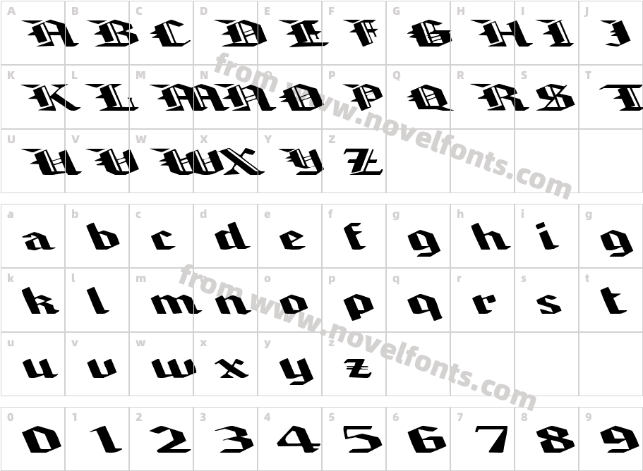 BrawnyArmsLight99 ttextCharacter Map