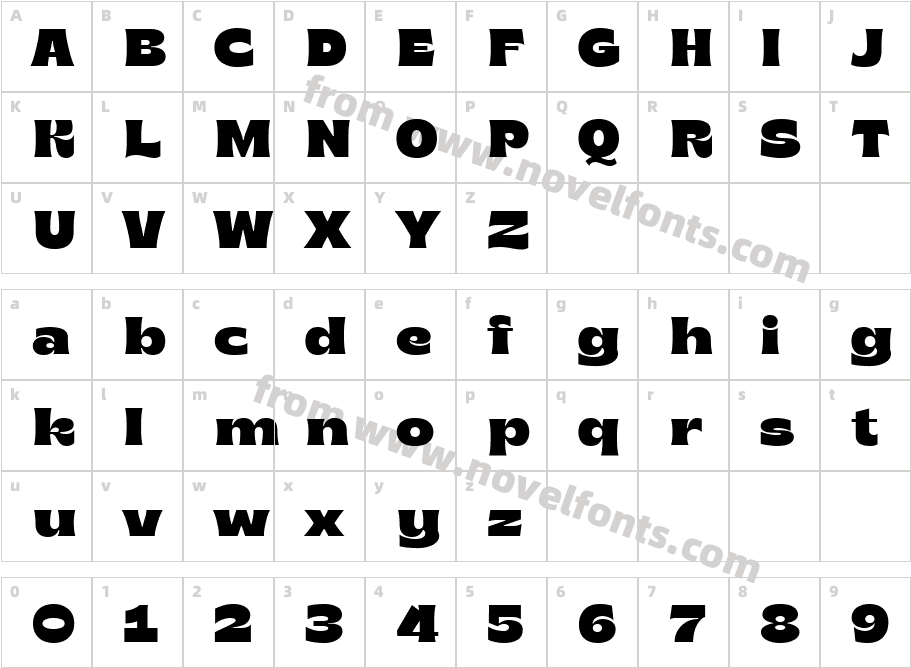 Brice BlackCharacter Map