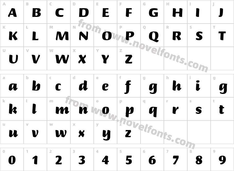 BriemScriptMM_BoldCharacter Map