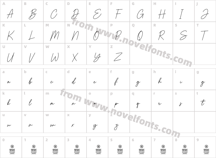 Brilanys SignatureCharacter Map