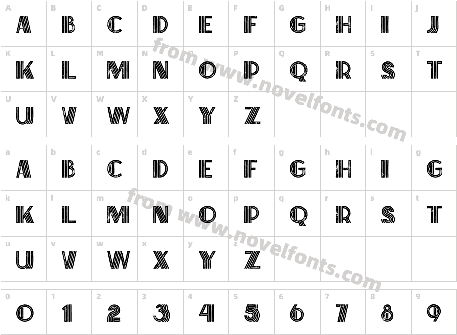 BriskInlineGrungeCharacter Map