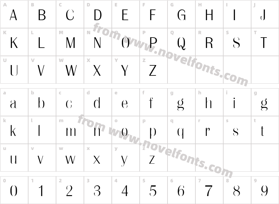 Britannic Becker Ext LightCharacter Map