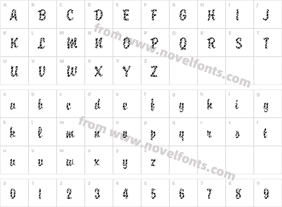 Brody16 BeckerCharacter Map