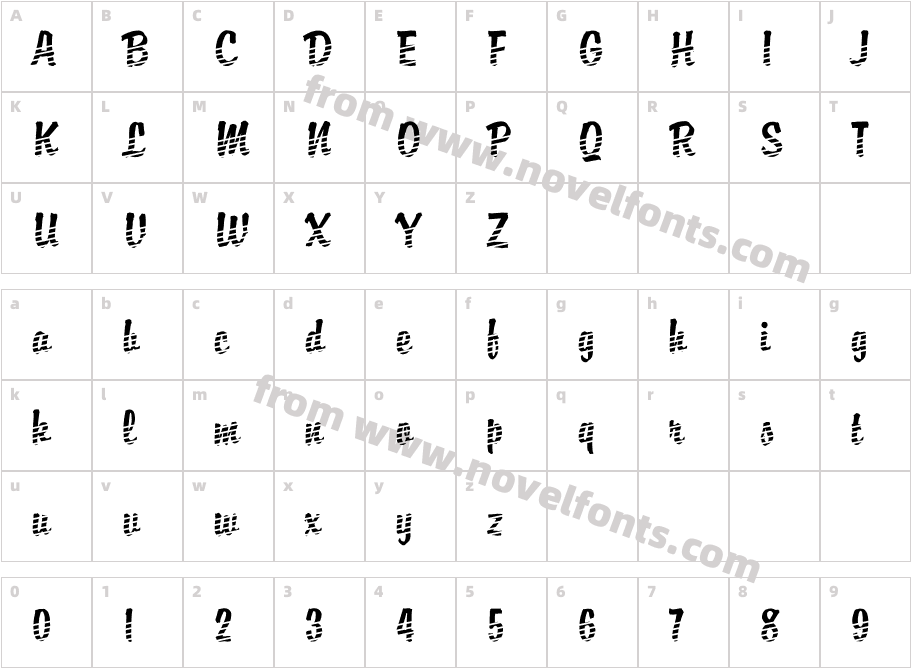 Brody21 BeckerCharacter Map