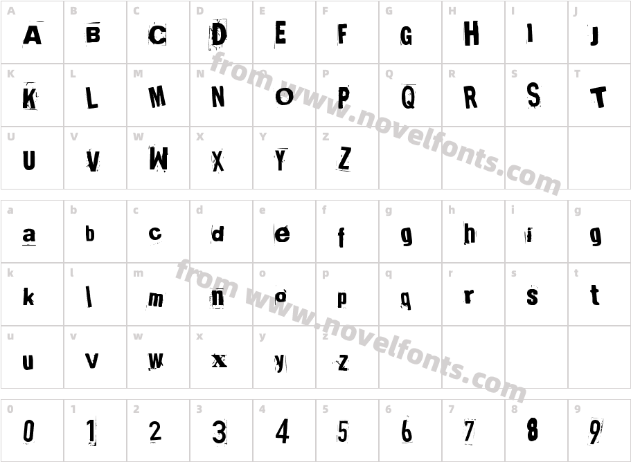 Broken 15Character Map