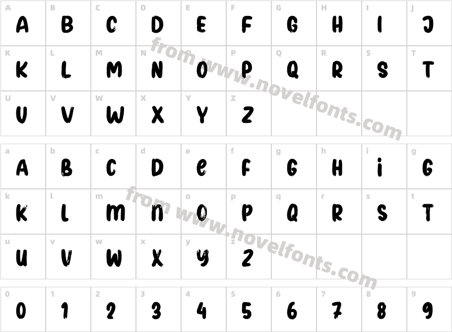 BrookyCharacter Map