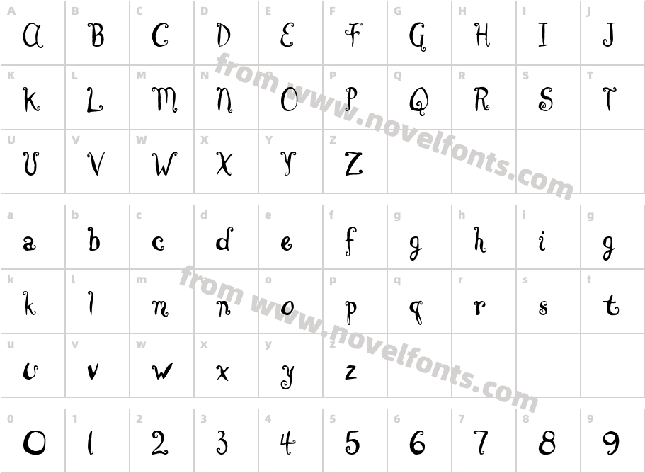 BrownCowCharacter Map