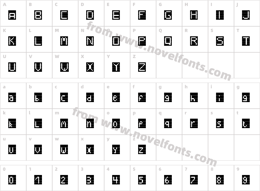 BubleCharacter Map