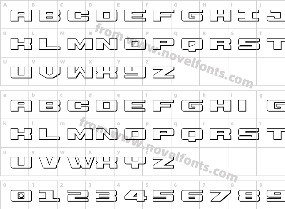 Buckin' Bronc 3DCharacter Map