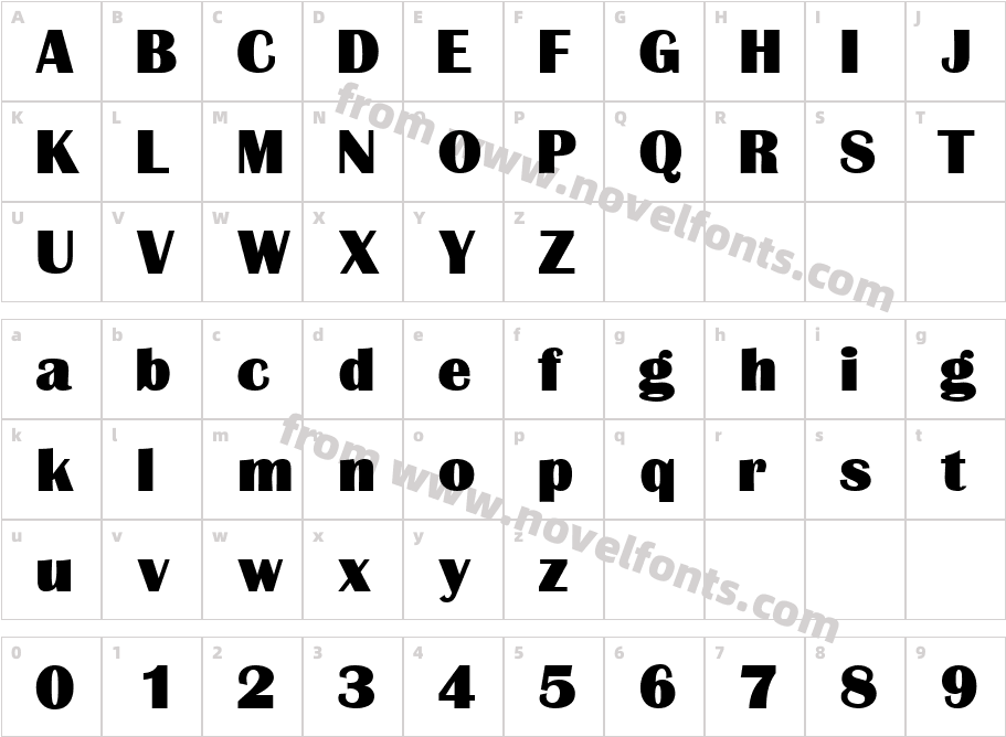 BurinDisplaySSKCharacter Map