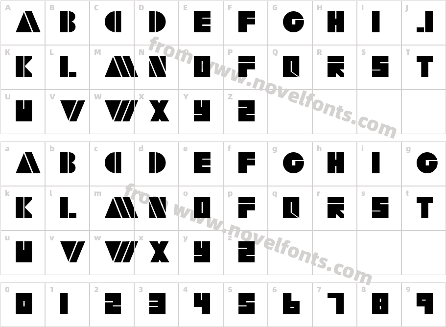 ButnerCharacter Map