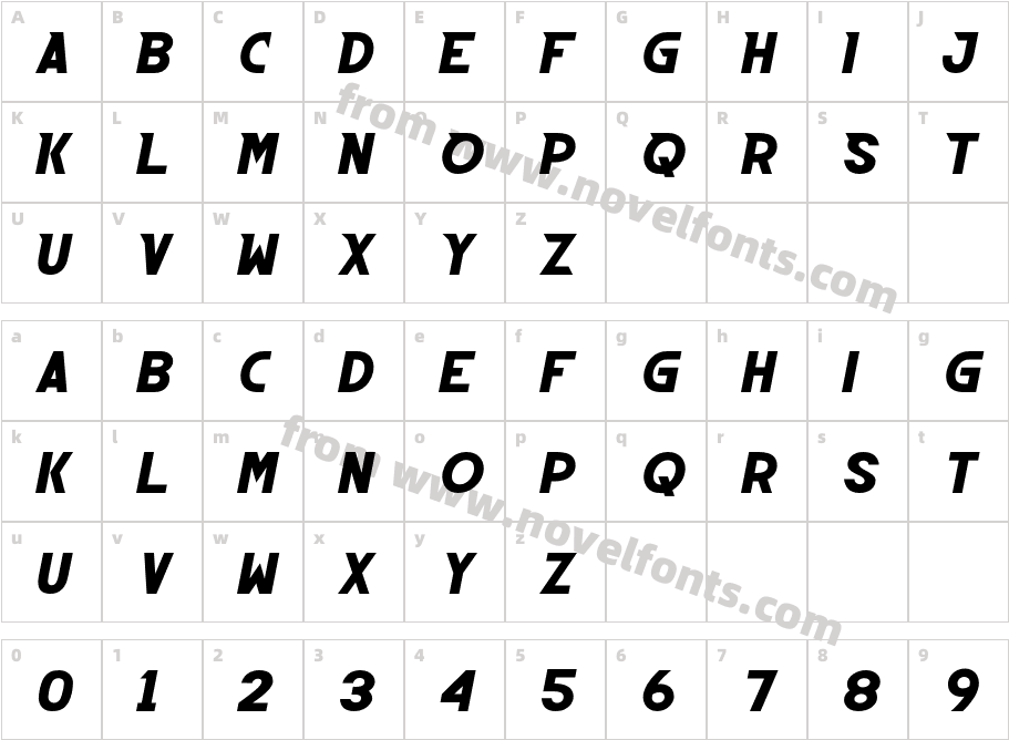 EmizenCharacter Map