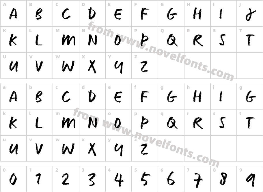 CAPUTTRIALCharacter Map