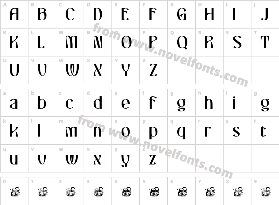 CHASLOWCharacter Map