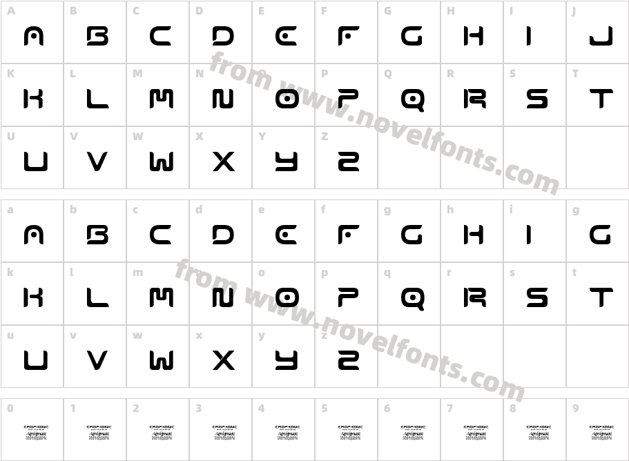 EmophonicCharacter Map