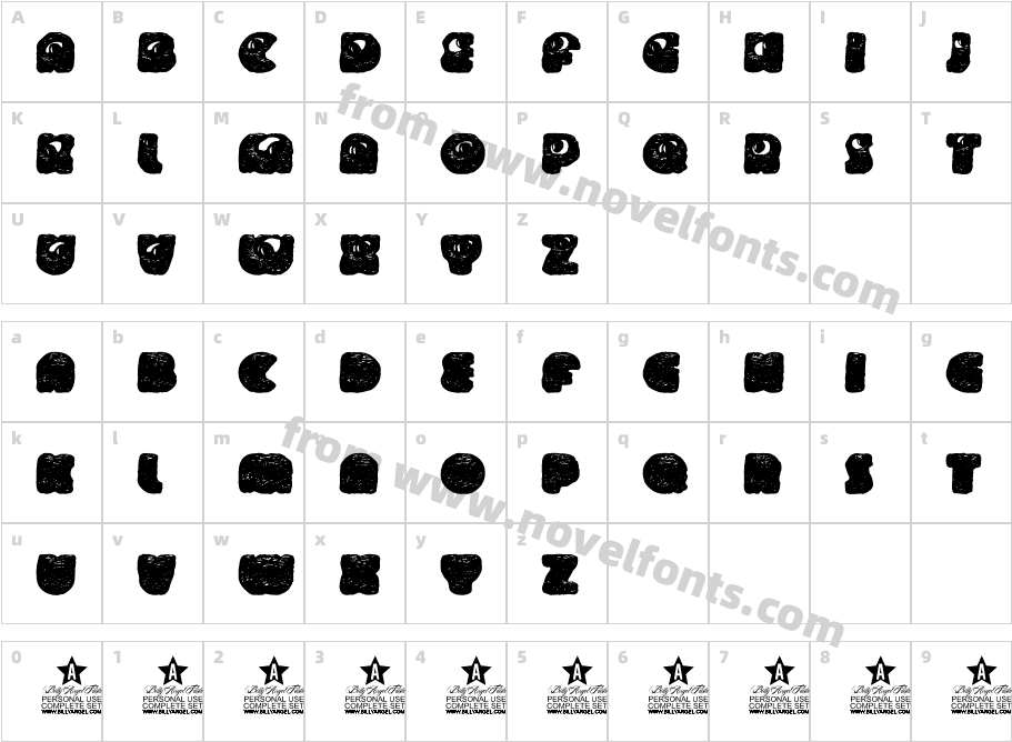 COOKIMONSTA PERSONAL USE ExtBdCharacter Map