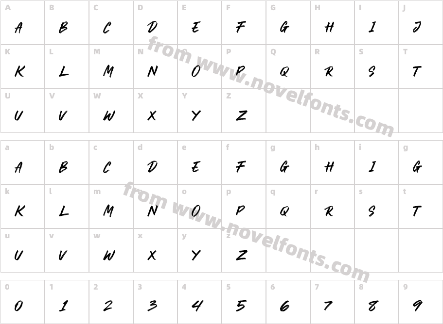 CRACKROCKCharacter Map