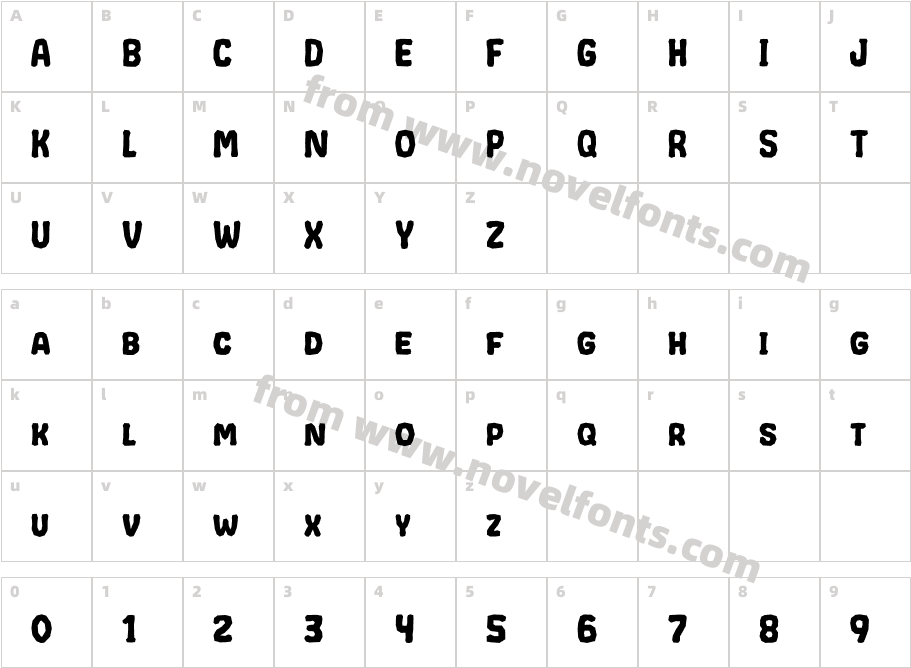 CRUMPLEDCharacter Map