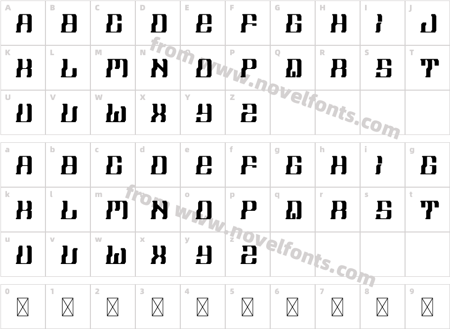 Cairn RoundedCharacter Map