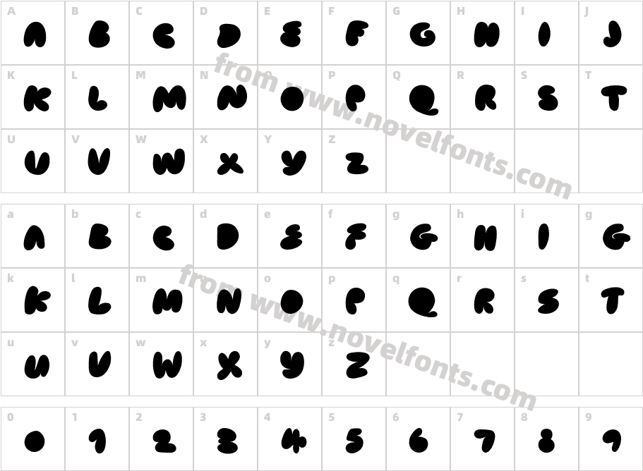 Cake Bake Regular DemoCharacter Map