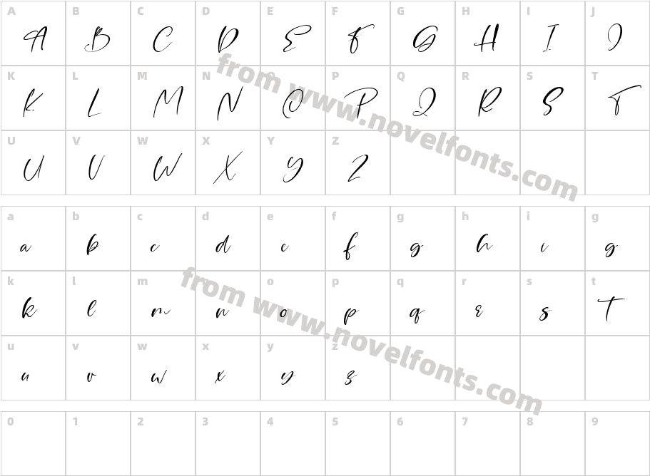 CallindoCharacter Map