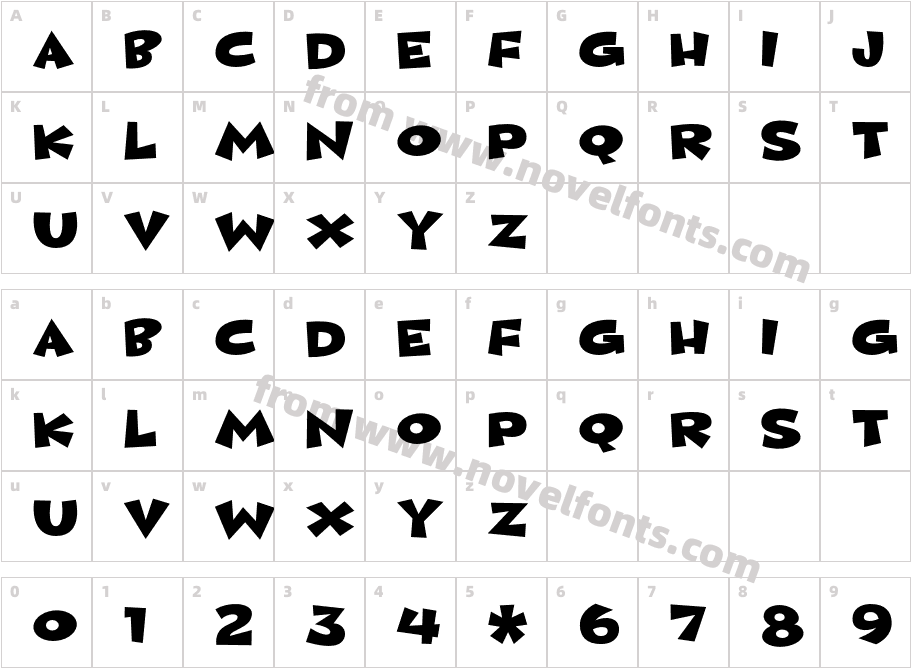 Calorie Suit DEMO RegularCharacter Map