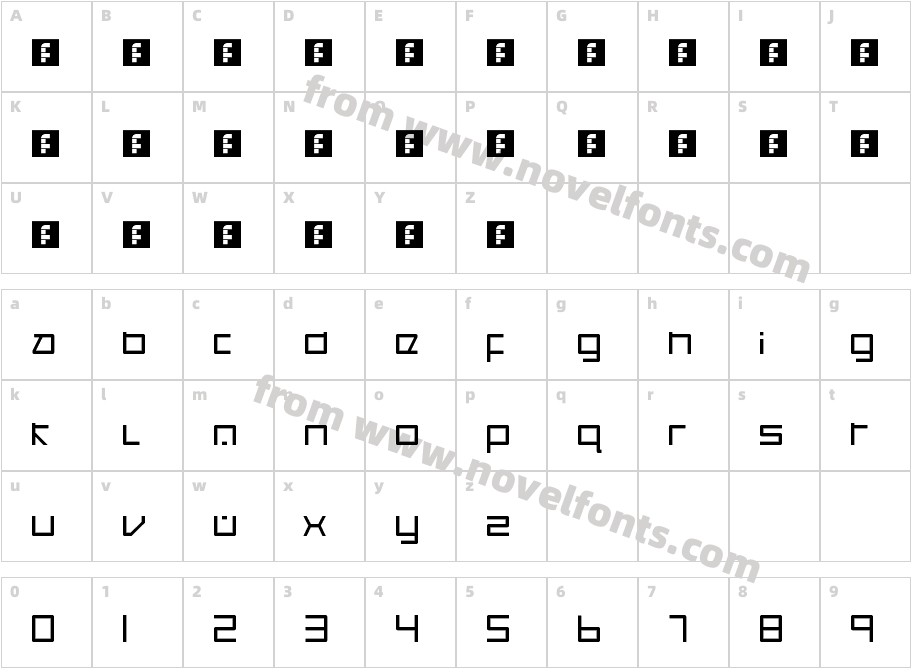 Cancranacancarnaca-Redux-Sans-SoftCharacter Map