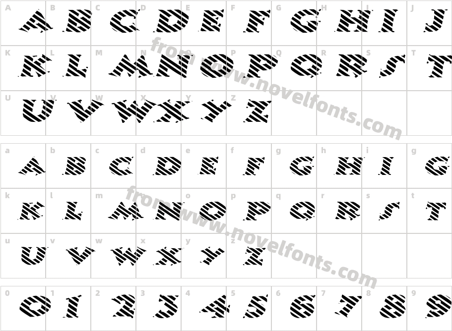 CandyStripeExtended_ObliqueCharacter Map