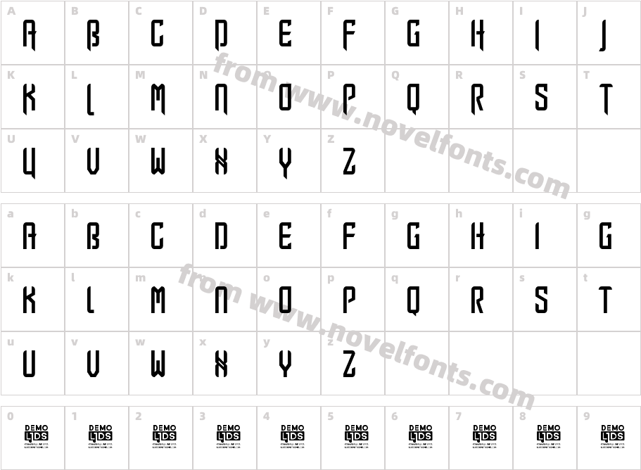 Capella Rock IV Final RegularCharacter Map