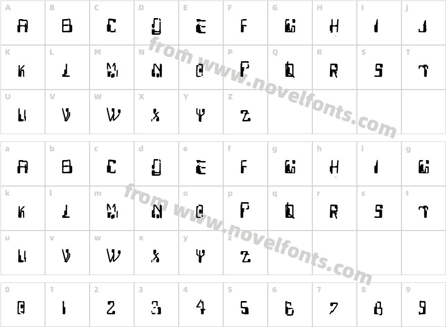 Capricorn38Character Map