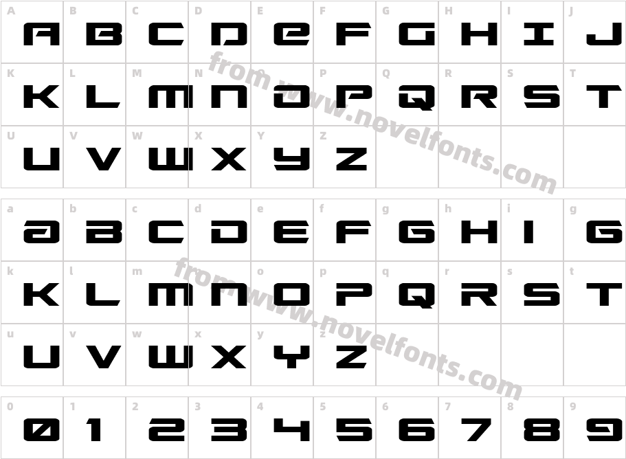 Captain Falcon ExpandedCharacter Map