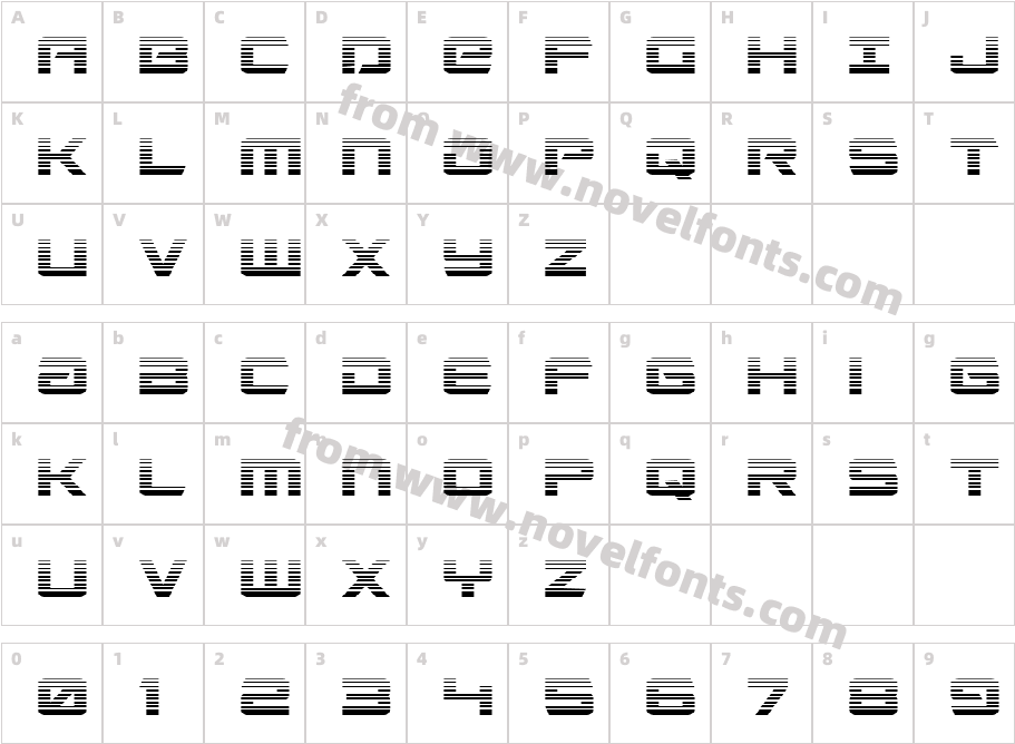 Captain Falcon GradientCharacter Map