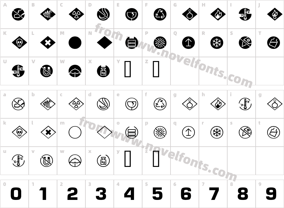 CarePackCharacter Map