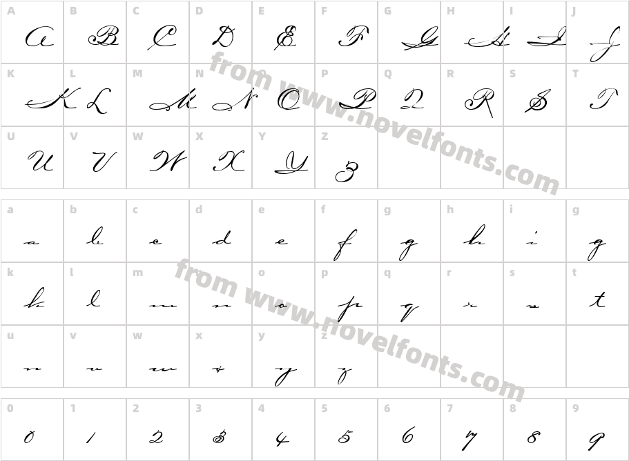 CarpenterICGCharacter Map