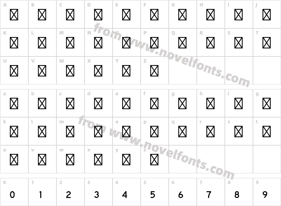 Carta StdCharacter Map