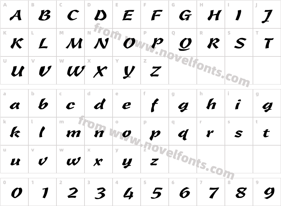 Cascade-Light ExCharacter Map