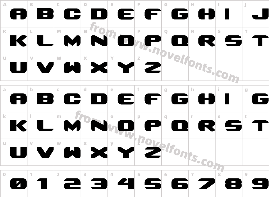 Case-PKj4BCharacter Map