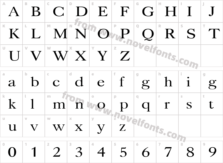 Caslon-Plain-001-001_9494Character Map