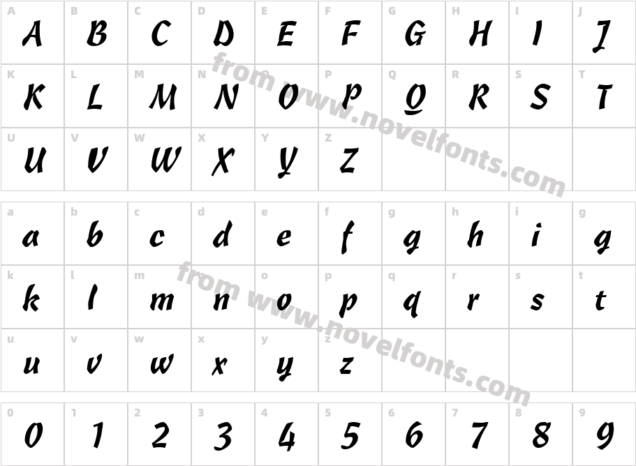 Cassia_RegularCharacter Map